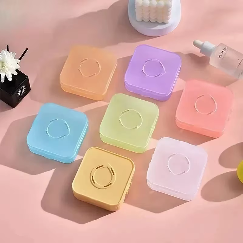 Boîte à coussinets d'air portables pour éponge à poudre – Pochette de maquillage pour fond de teint BB Cream