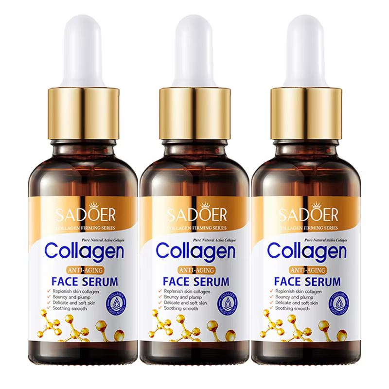 1/2/3 pièces SADOER collagène visage sérum soin