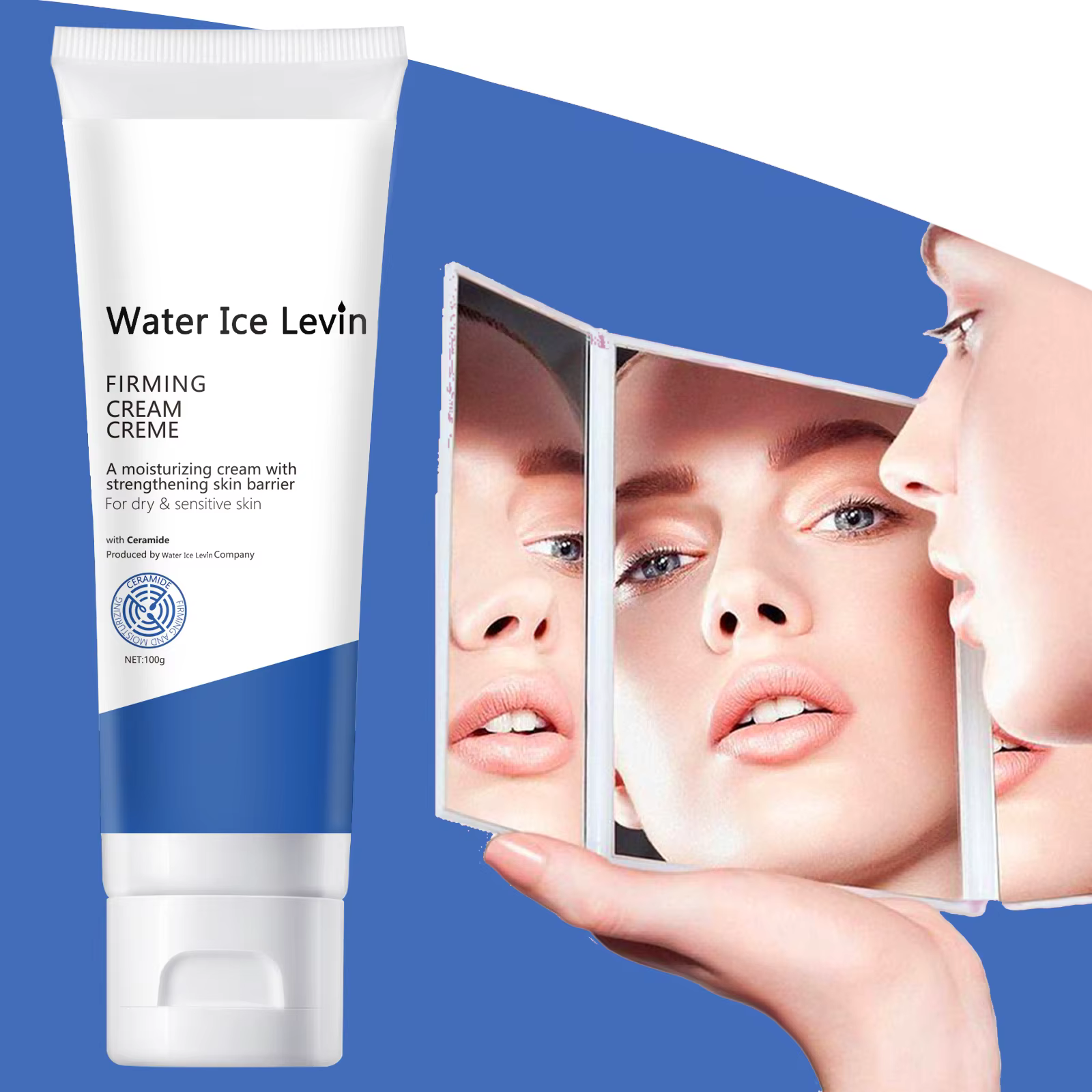 Crème raffermissante à la céramide qui renforce la barrière cutanée. Hydratation intense