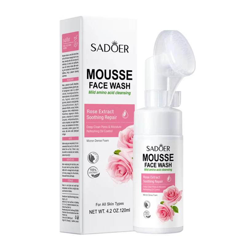SAODER Fruits nettoyant pour le visage mousse de lavage
