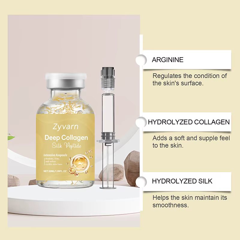 Sérum Ampoule PDRN ADN de Saumon Collagène Hydratant en Profondeur Essence Faciale Soin Doux pour la Peau