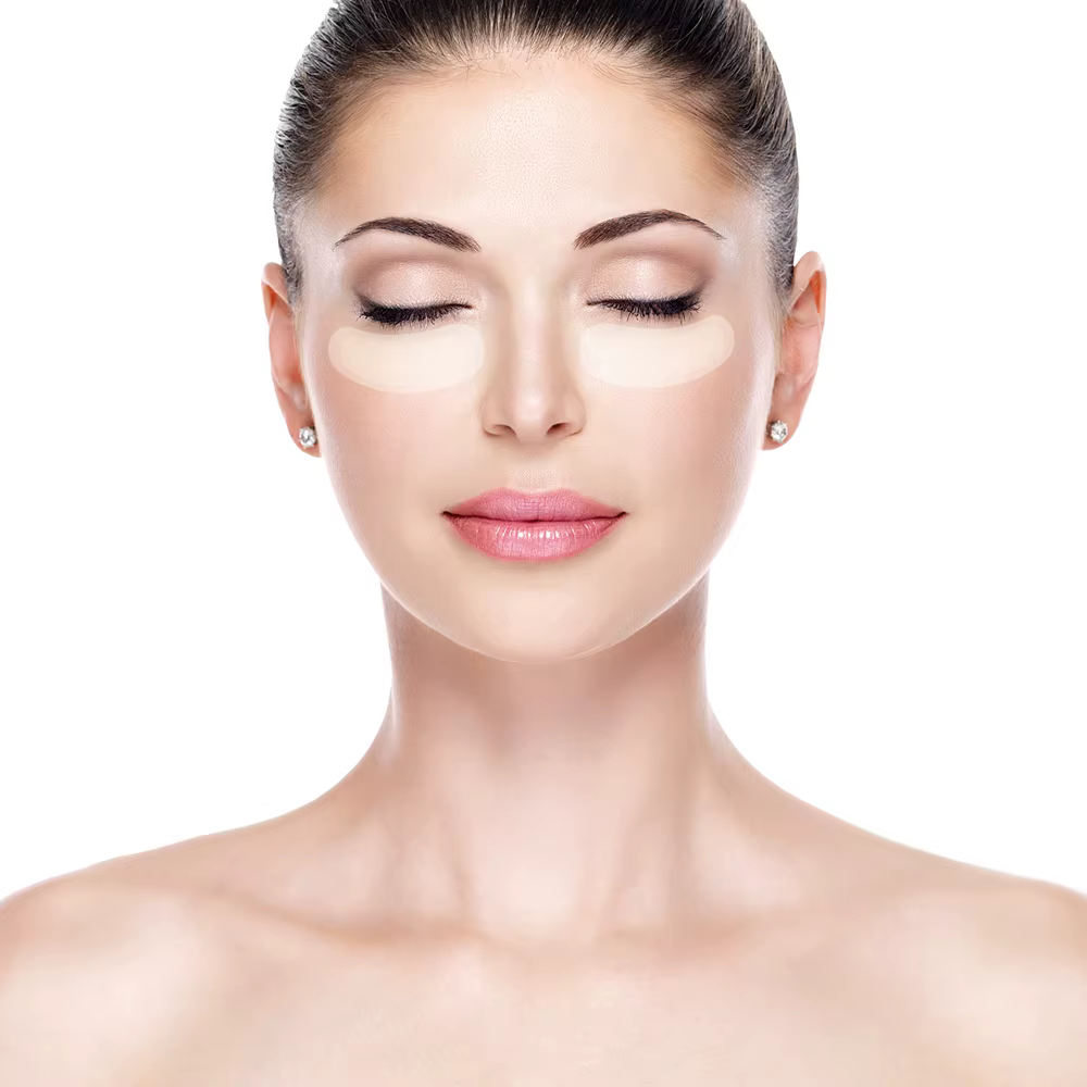 Patchs pour les yeux à micro-aiguilles à l'acide hyaluronique