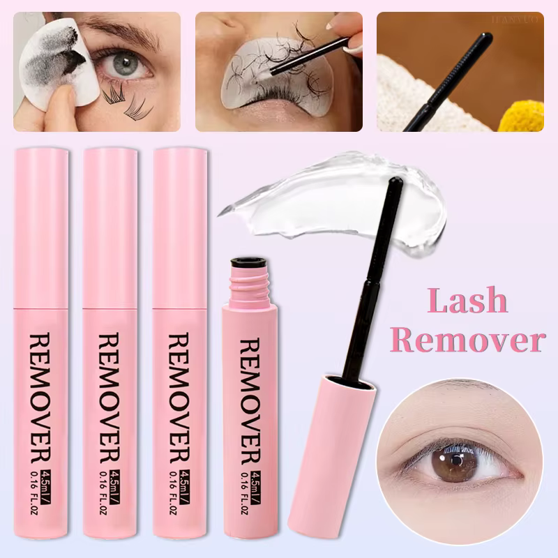 Dissolvant de colle pour cils, 5ml, pour bricolage, Extensions de cils, nettoyage doux et en profondeur, dissolution rapide des résidus, outil de maquillage liquide