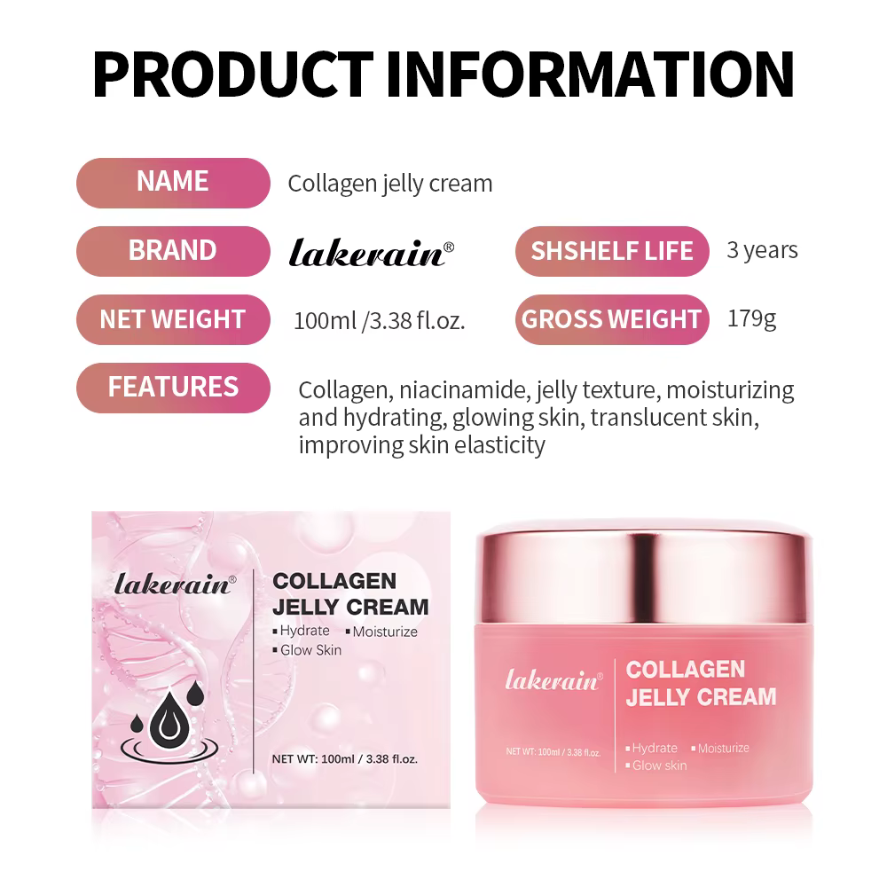 100ml crème de gelée de collagène Niacinamide resserrement apaisant hydratant Anti-âge fermeté hydratation soin de la