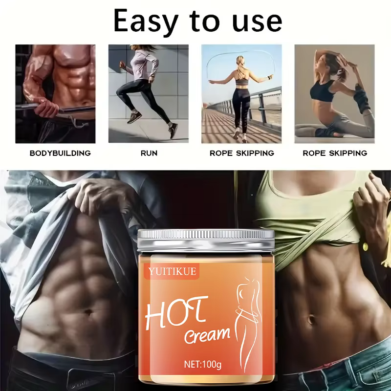 Crème de massage à compresse chaude hydratante pour le corps