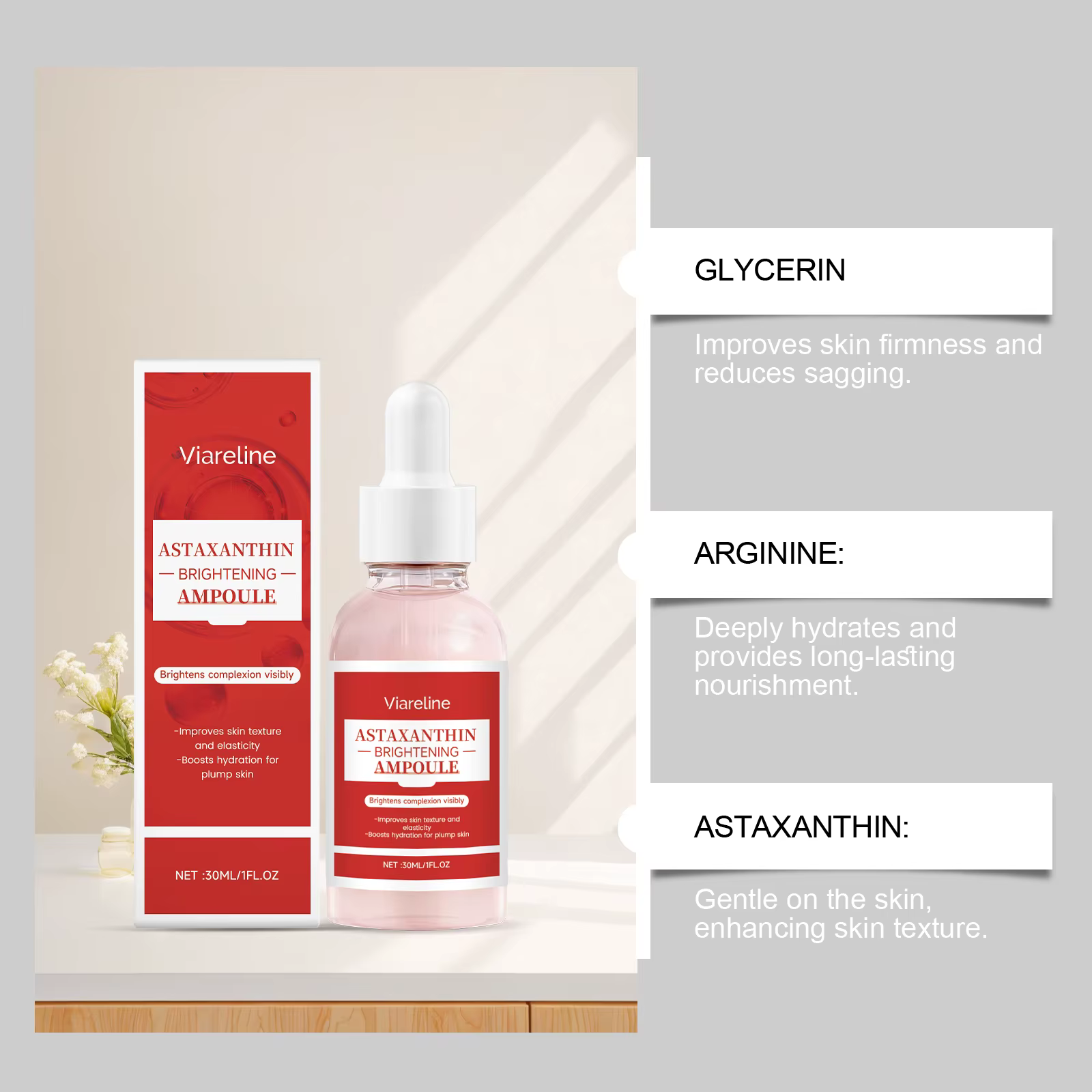 Sérum à l'astaxanthine