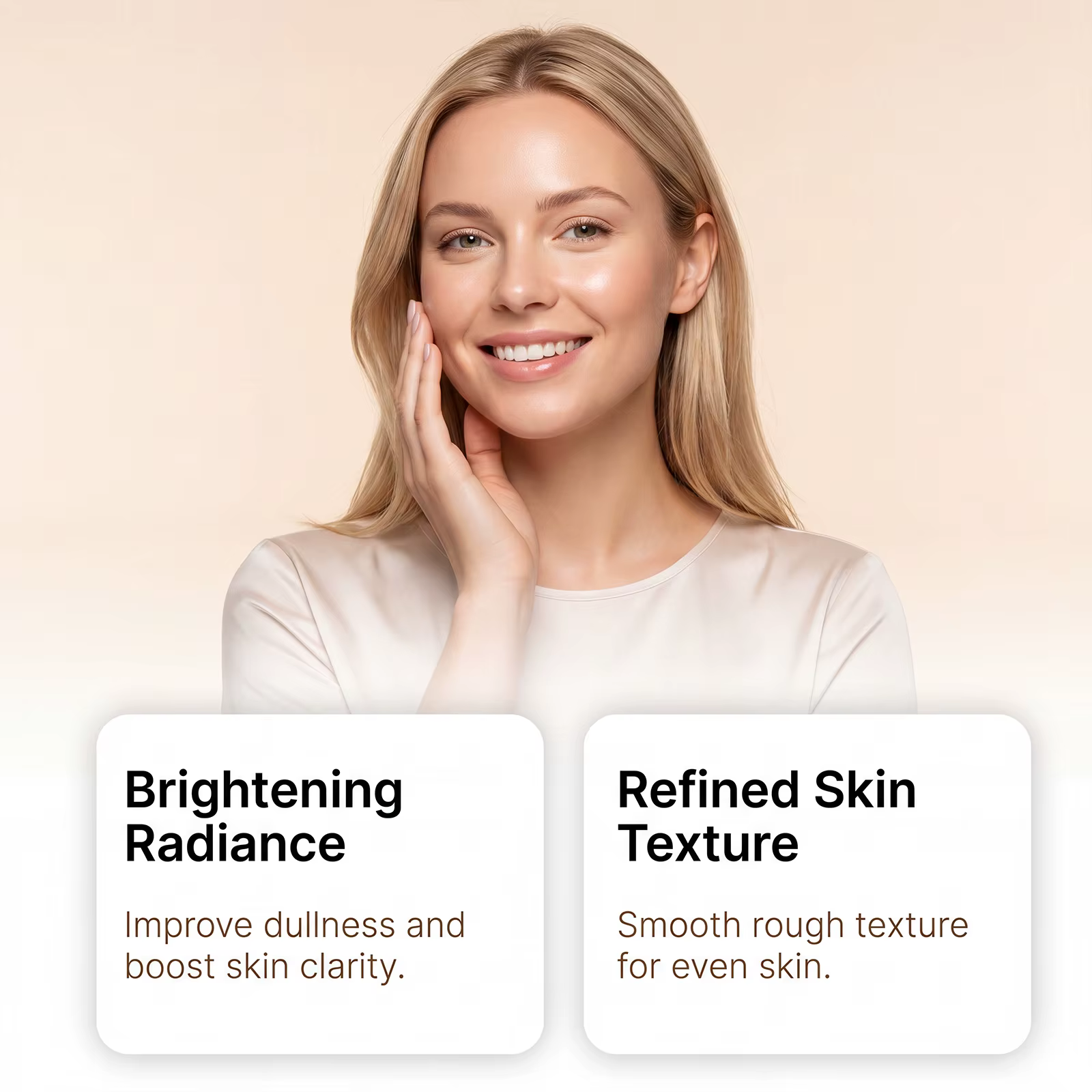 Sérum Visage Éclatant Léger Hydratant Unifiant le Teint Atténue les Taches Sombres Tous Types de Peau Anti-Teint Terne Essence Faciale Hydratante
