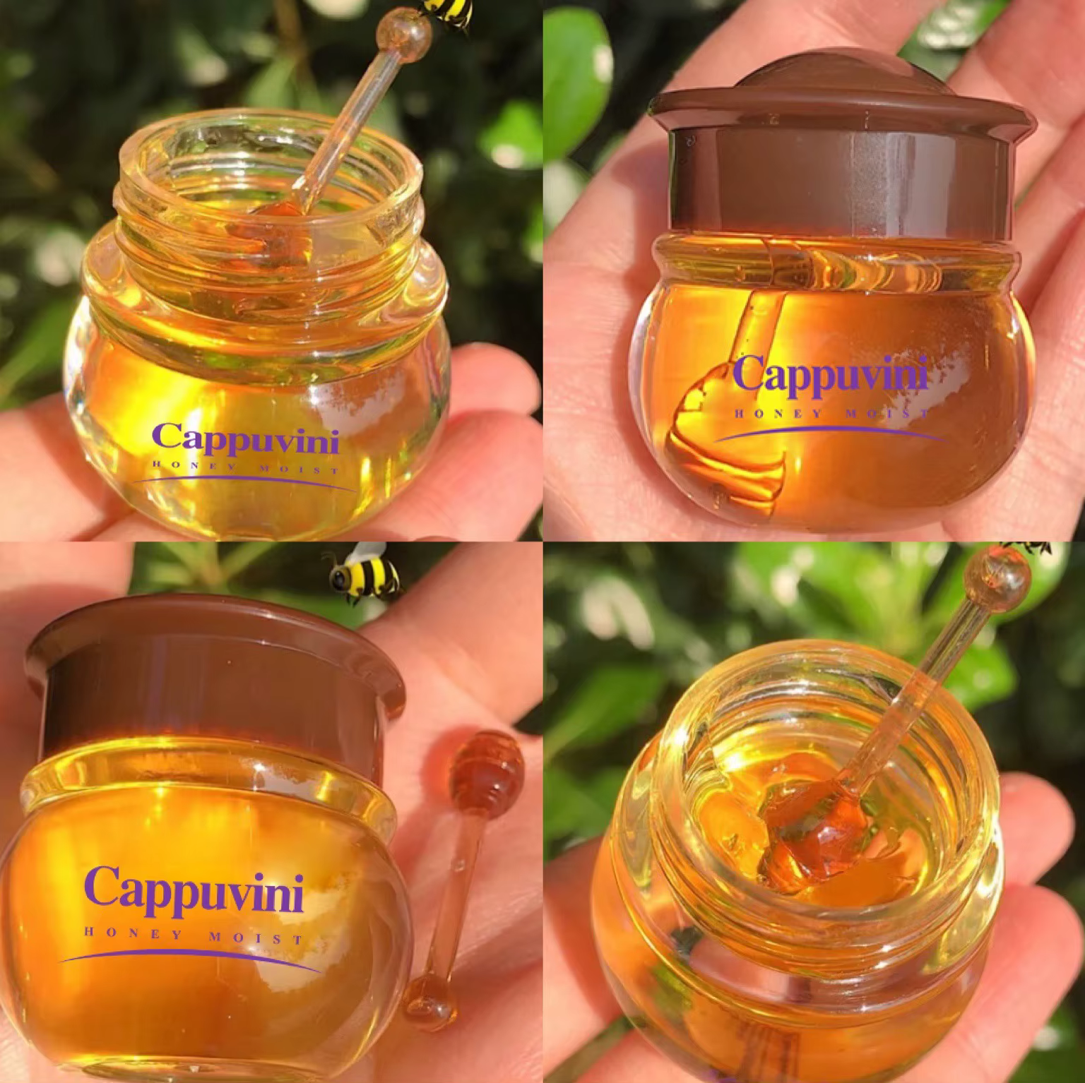 Le masque à lèvres Transparent Honey Pot hydrate