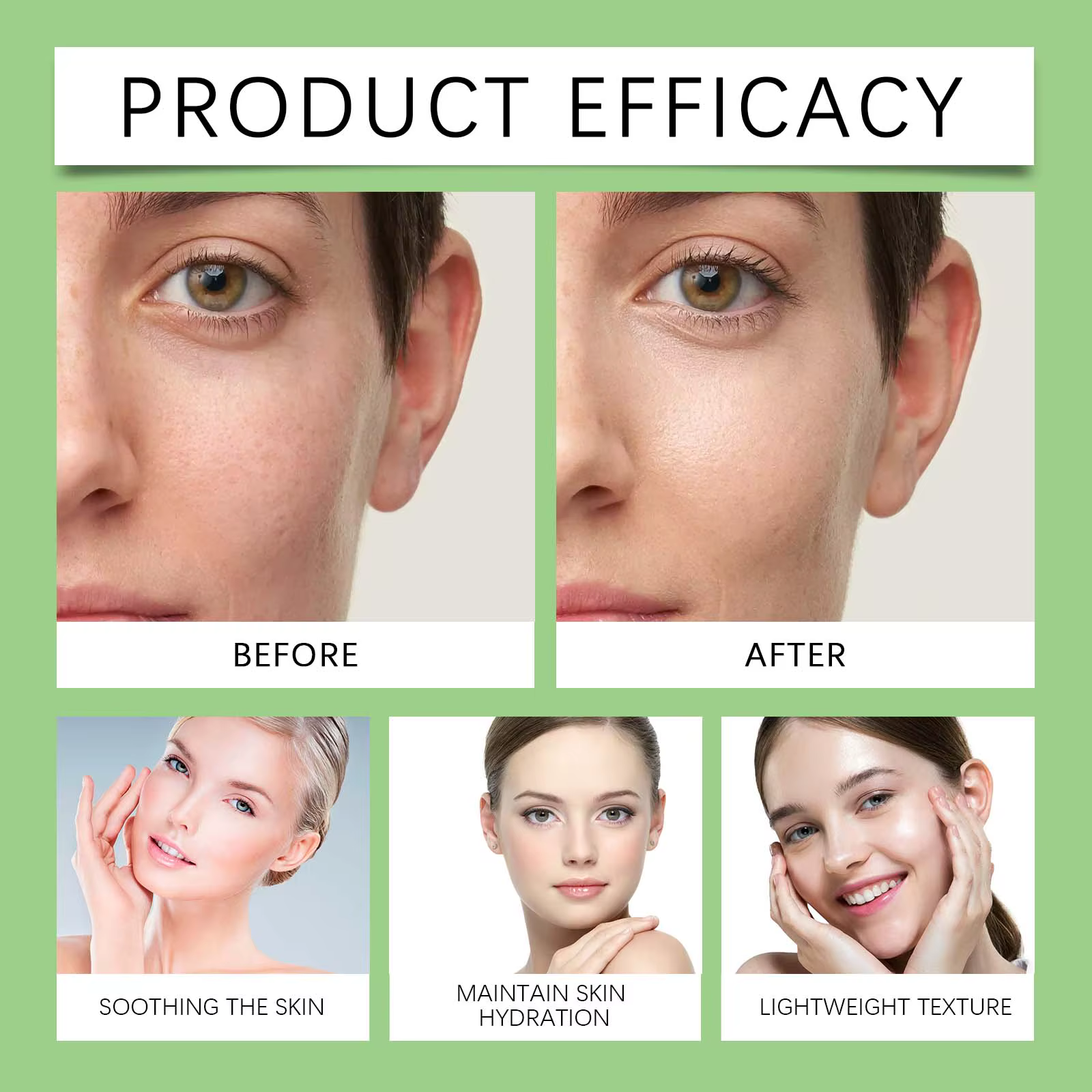40g supprimer points noirs thé vert masque solide nettoie les Pores bâton imperfections du visage