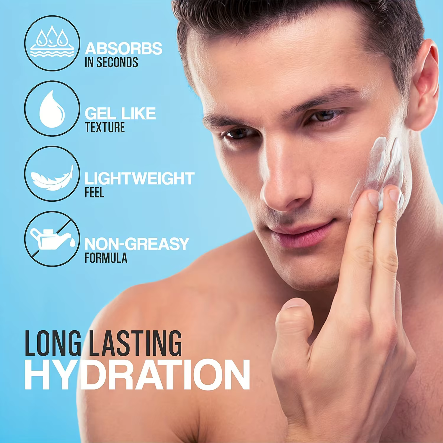 Crème hydratante pour le visage pour hommes