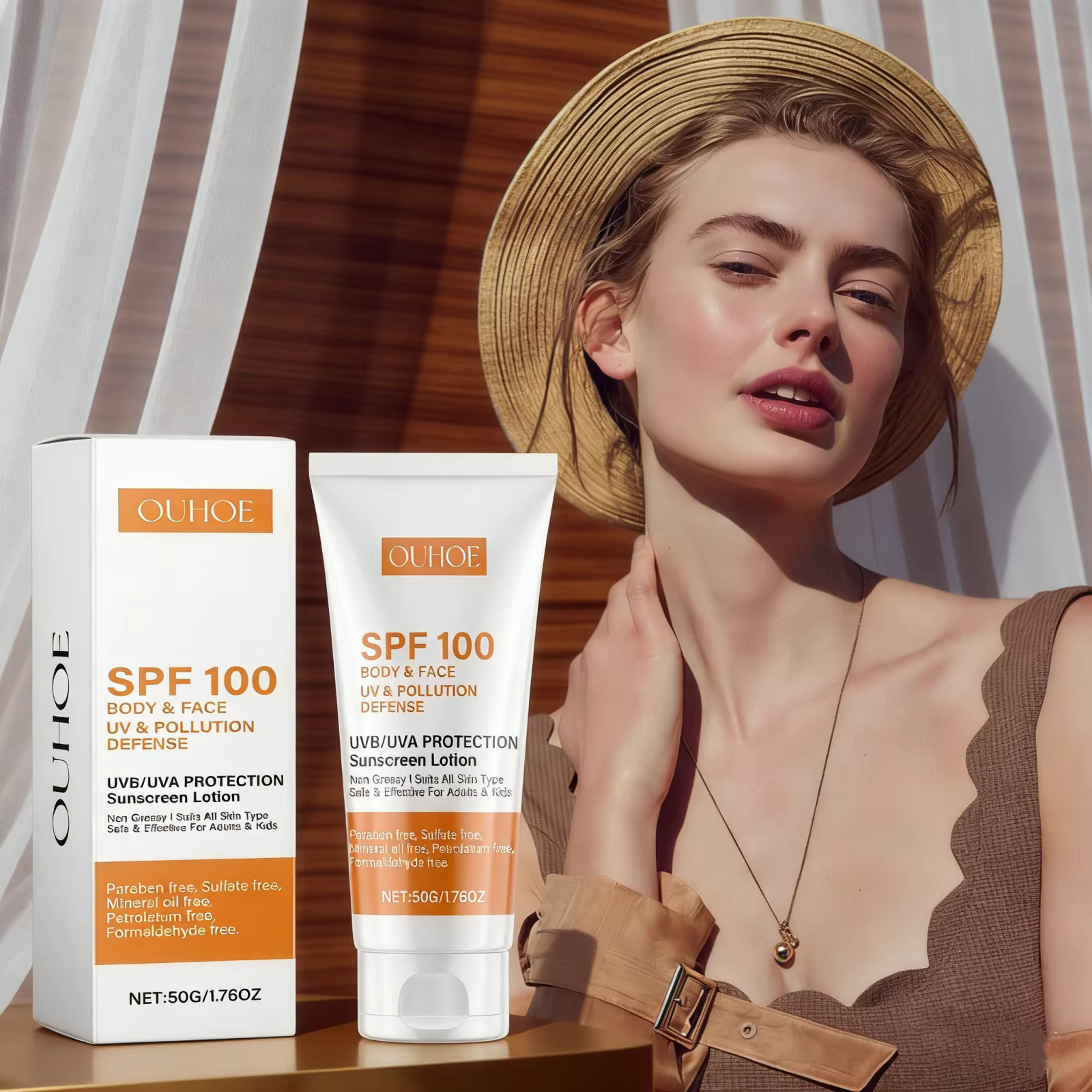 Lotion solaire anti-âge SPF100