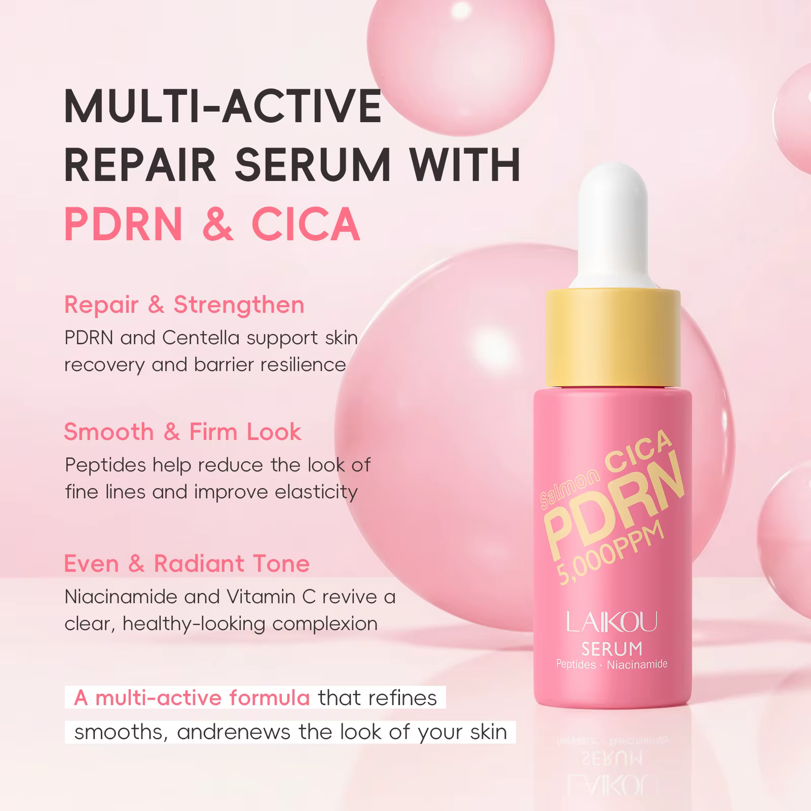 Sérum LAIKOU PDRN CICA 17ml Hydratant