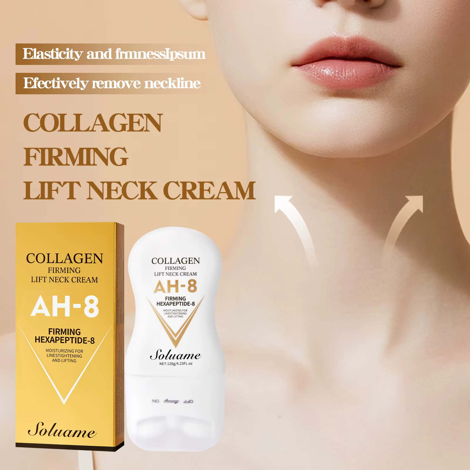 Ensemble de crème pour les yeux et crème pour le cou
