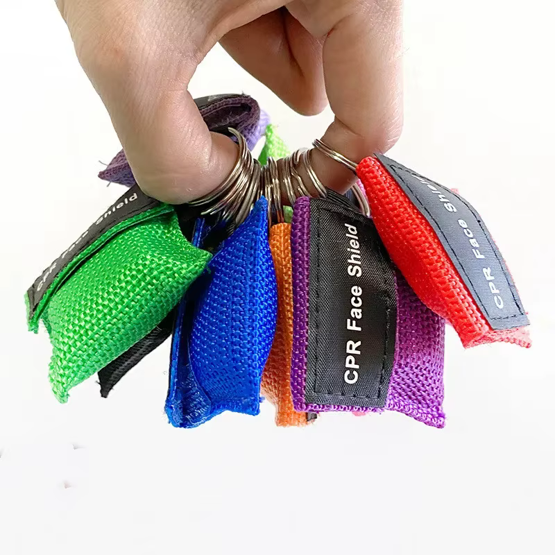 Porte-clés professionnel pour outils de soins de santé, masque facial CPR, réanimateur d'urgence pour premiers secours et sauvetage en plein air, 1 pièce ~ 10 pièces