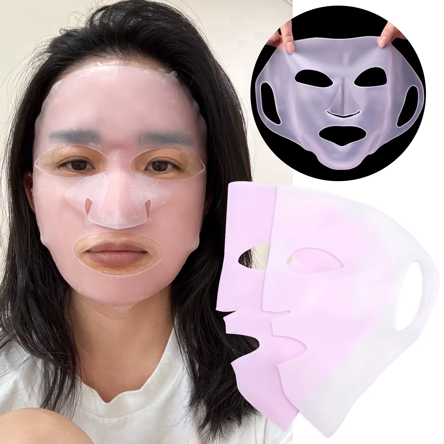 Couverture de masque en Silicone