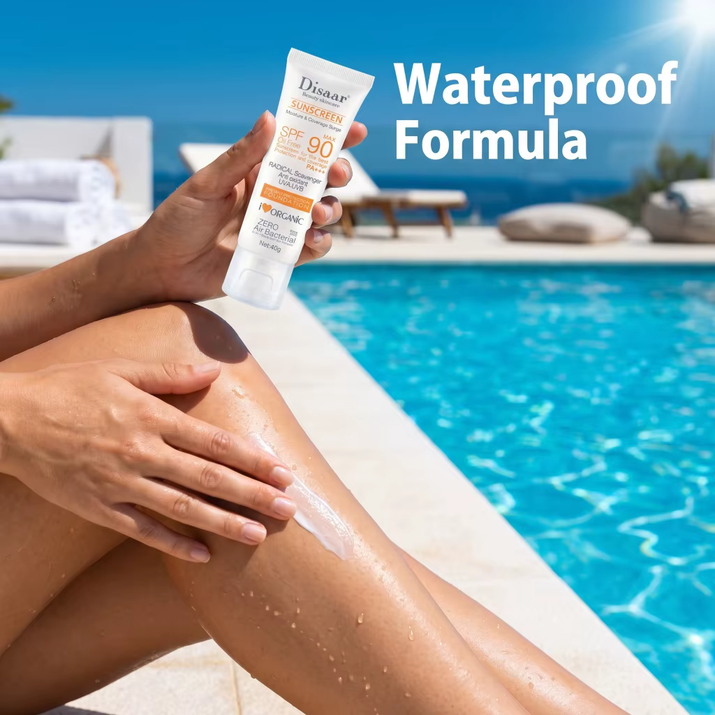 Crème solaire SPF90 PA+++ sans huile