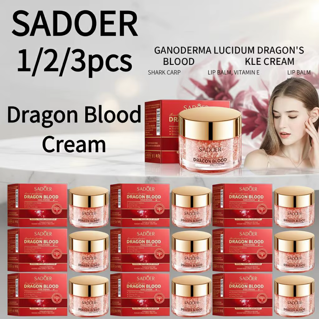 SADOER 1/2/3 pièces crème de sang de Dragon hydratant pour le visage produits de soins de la peau hydratants sérum de réparation d'acide hyaluronique