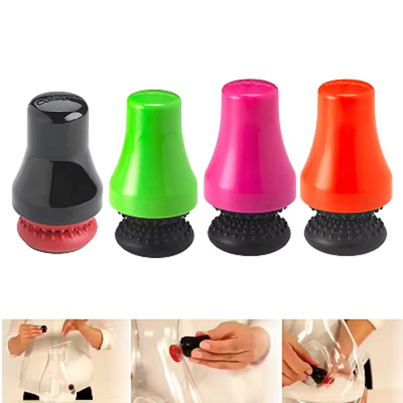 Brosse magnétique en silicone pour livres, nettoyeur de verrerie irrégulier, beaucoup d'épurateurs pour bouteille, vase, coins, outil ménager