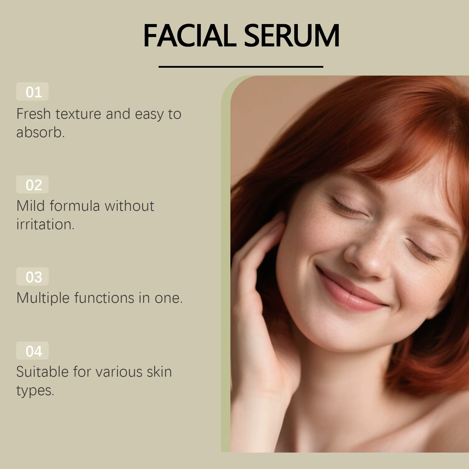 Sérum au cuivre et aux peptides