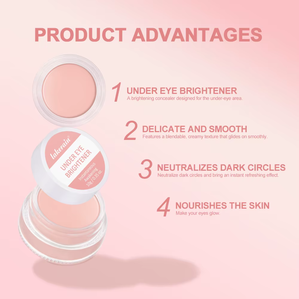 Crème hydratante éclaircissante pour les yeux et contour du visage - Couvrance totale