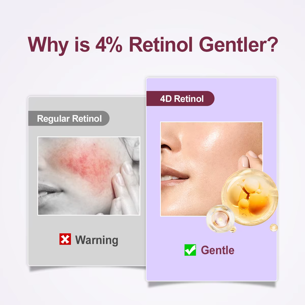 Rétinol Anti-rides vieillissement visage sérum lisse hydratant fondu ligne Fine raffermissant nourrissant Essence