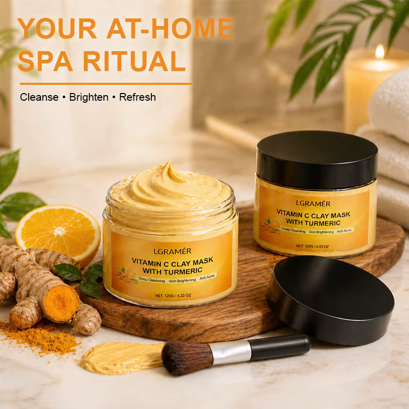 Masque à l'argile au curcuma 120g
