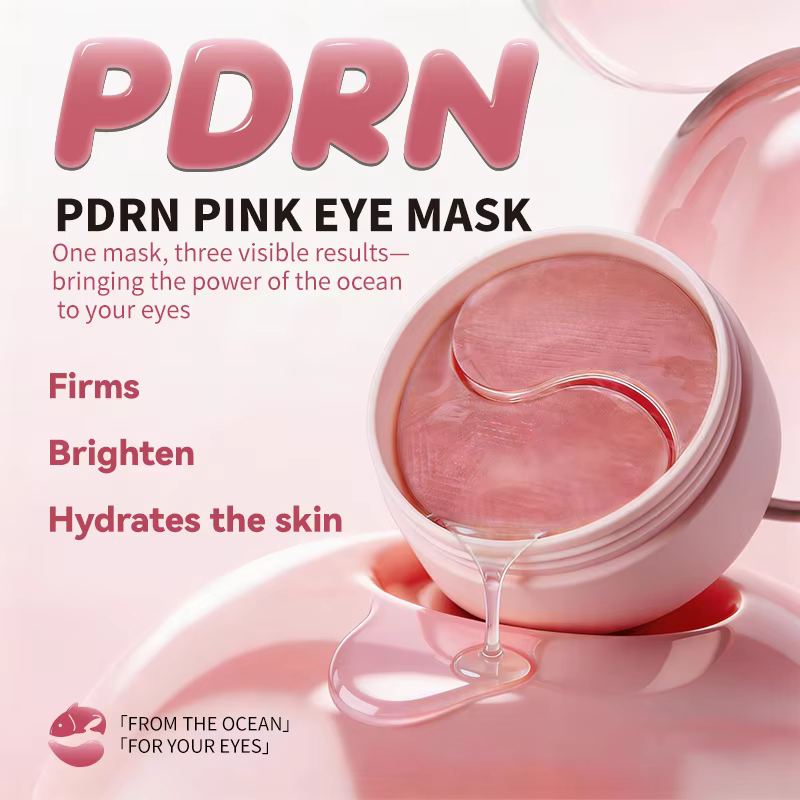 Masque pour les yeux rose PDRN pour les cernes et les poches