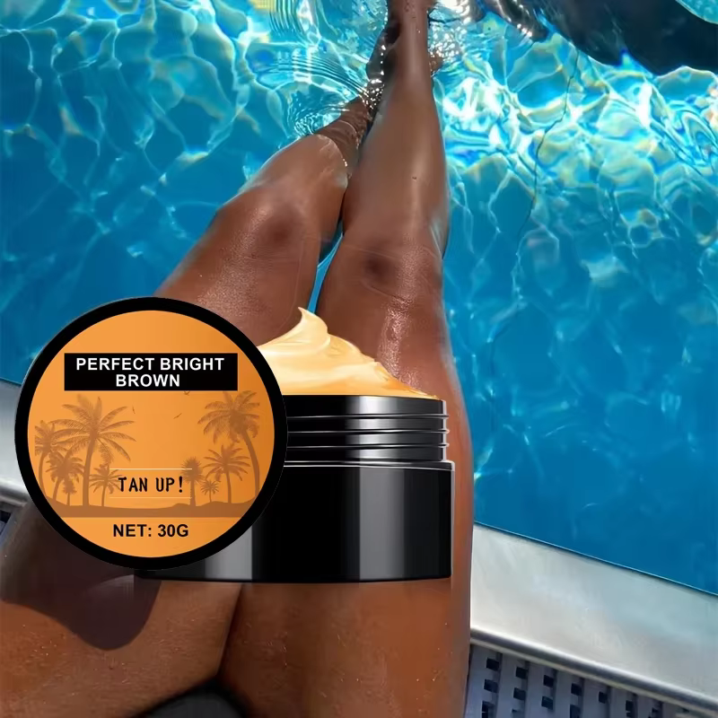 Crème Bronzante Visage et Corps Longue Durée – Autobronzant Naturel Nourrissant Protecteur Anti-UV # 01