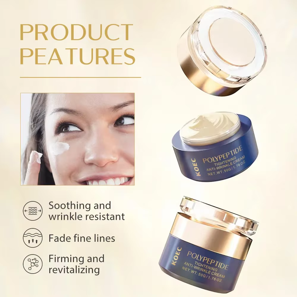 Crème raffermissante peptidique pour le visage