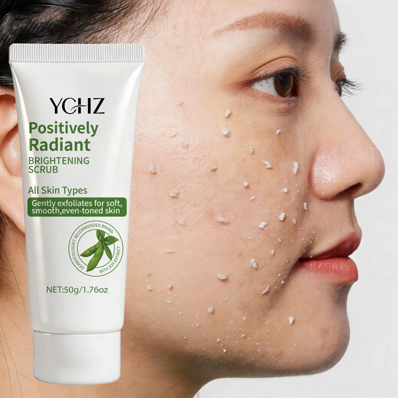 Gel nettoyant exfoliant pour une peau éclatante