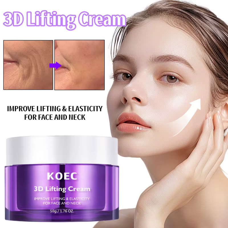 Crème liftante 3D pour le visage et le cou