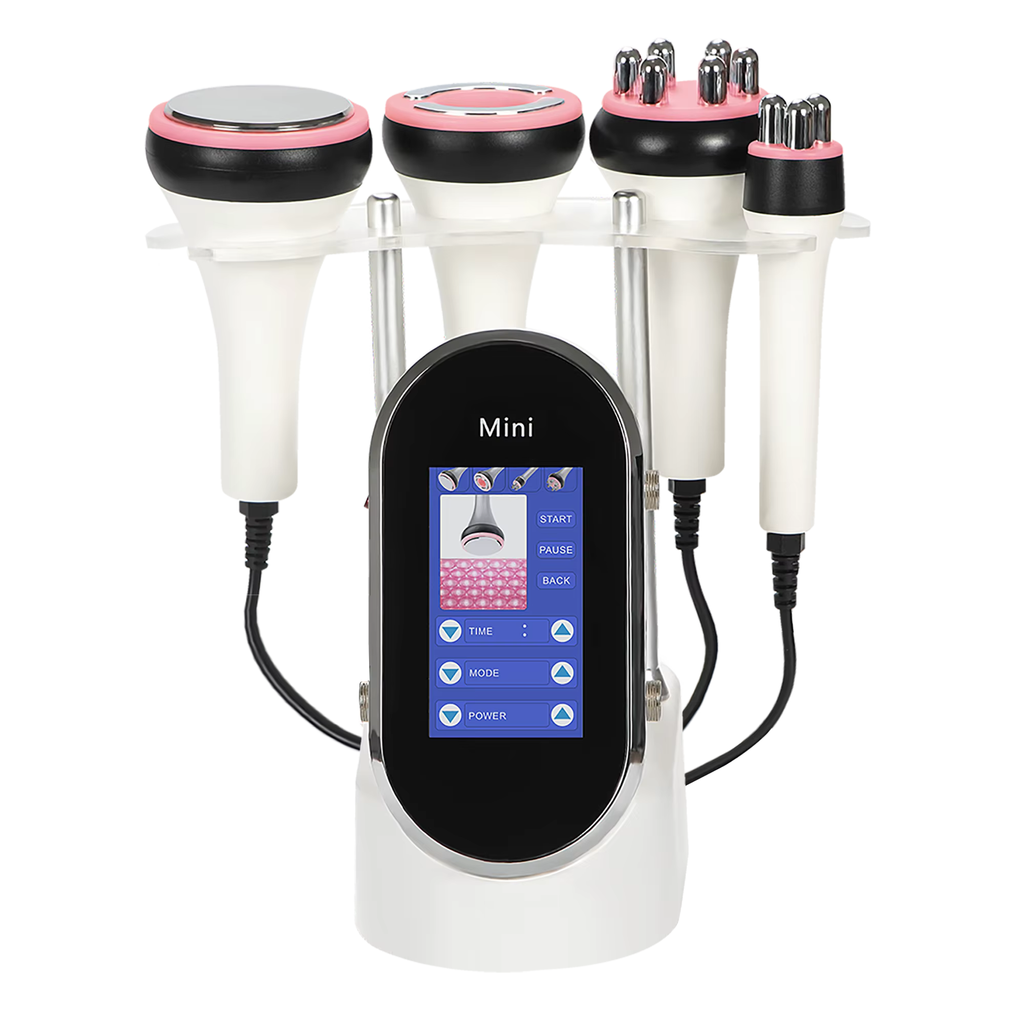 Appareil de beauté ultrasonique à cavitation 4-en-1 40K pour le soin du corps et le massage