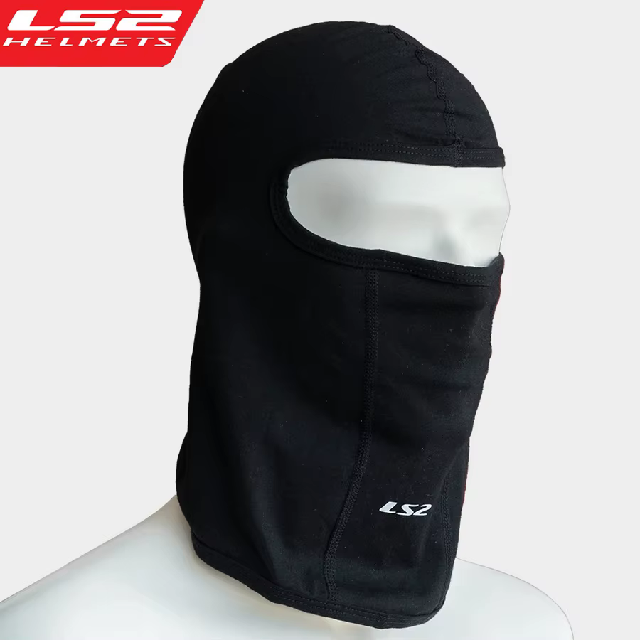 Cagoule LS2 Original pour Homme, Masque Facial Moto en Soie Glacée d'Été, Masque de Motocross Anti-UV, Couvre-Chef Moto
