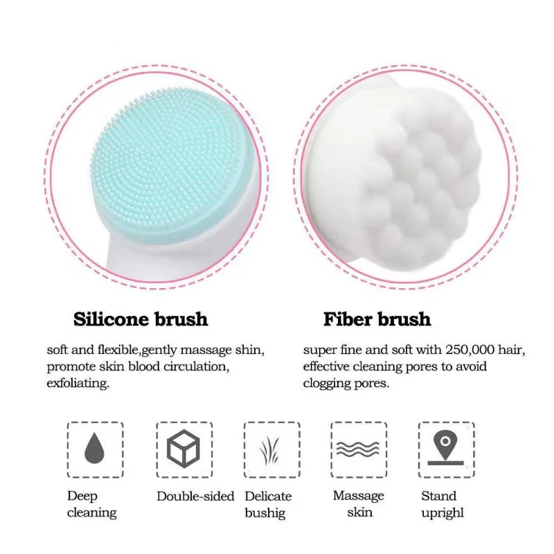 Brosse nettoyante visage manuelle