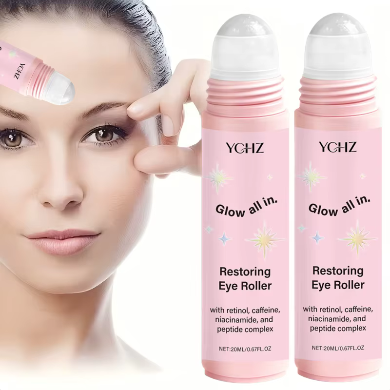 Essence Roll-On Contenant de la Caféine pour les Yeux - Produit de Soin de la Peau