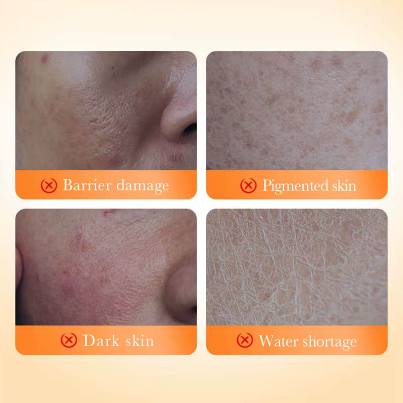 30 pièces/boîte BIOAQUA vitamine C blanchissant visage sérum ensembles