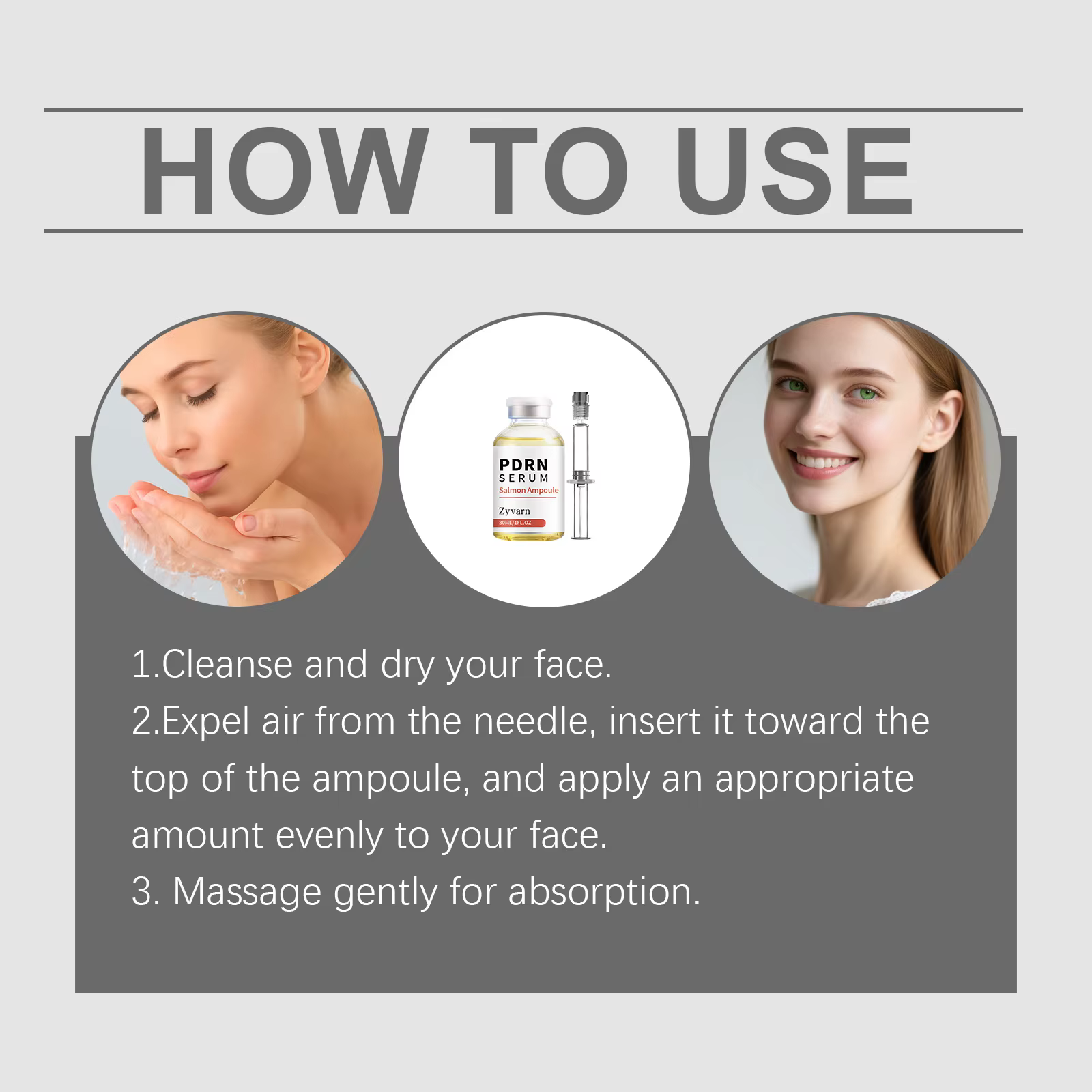 Sérum Ampoule Coréen Revitalisant et Liftant pour le Visage – Rénovation Cutanée Anti-Âge