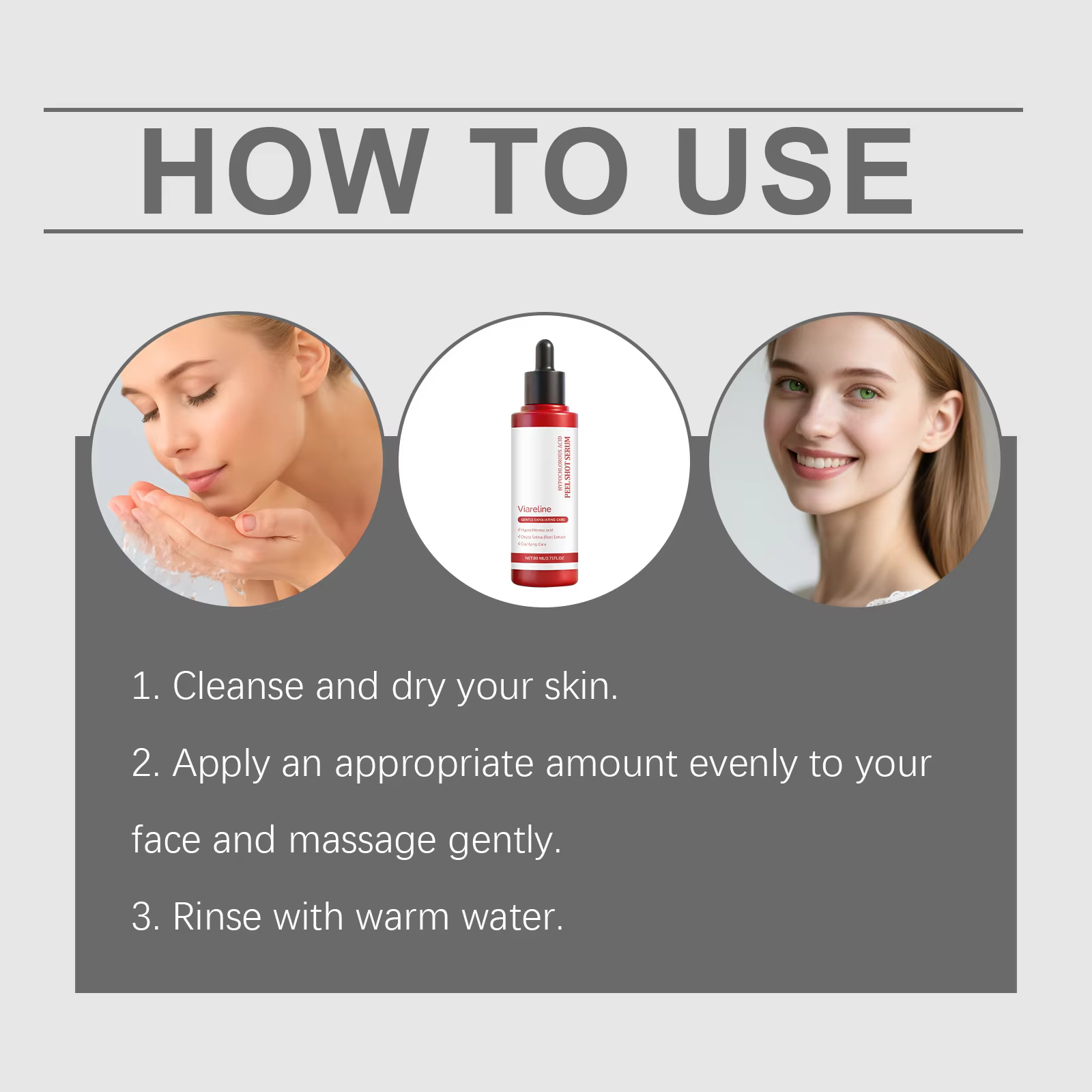 Sérum exfoliant au riz