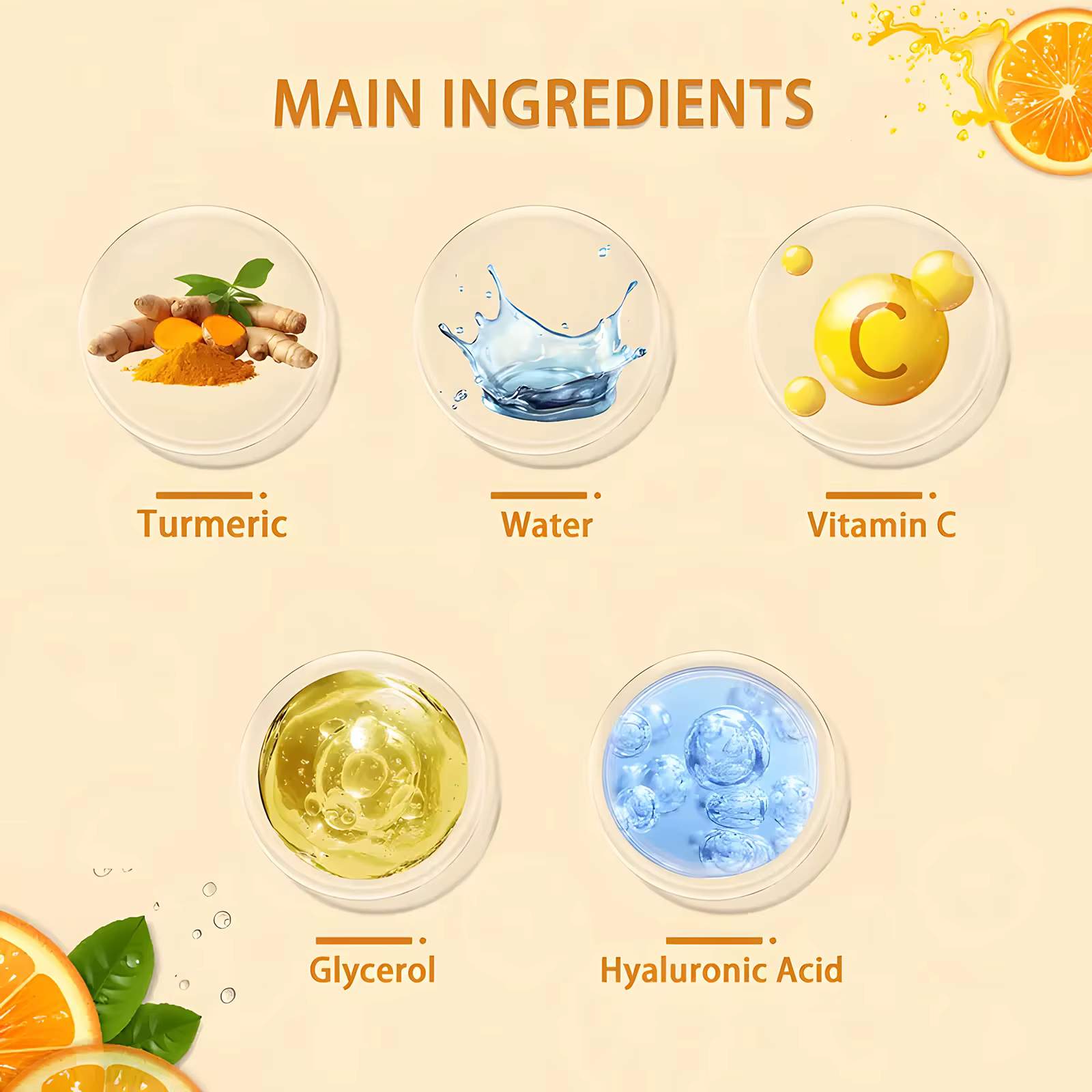 Bâton de soin visage et cou au curcuma et à la vitamine C – Formule éclaircissante et hydratante