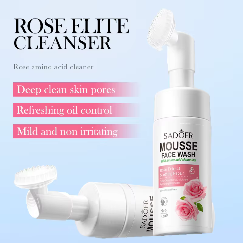 SAODER Fruits nettoyant pour le visage mousse de lavage