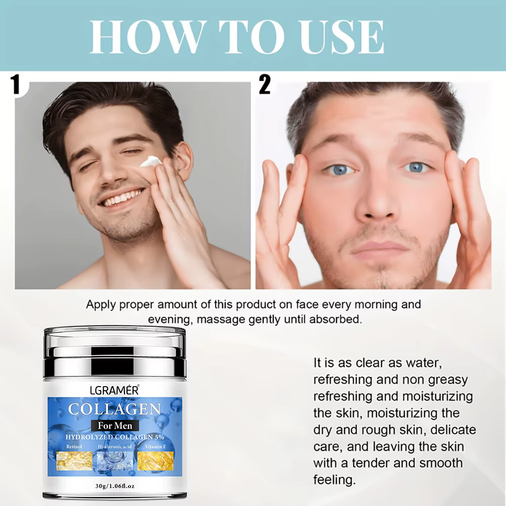 Crème anti-rides pour homme