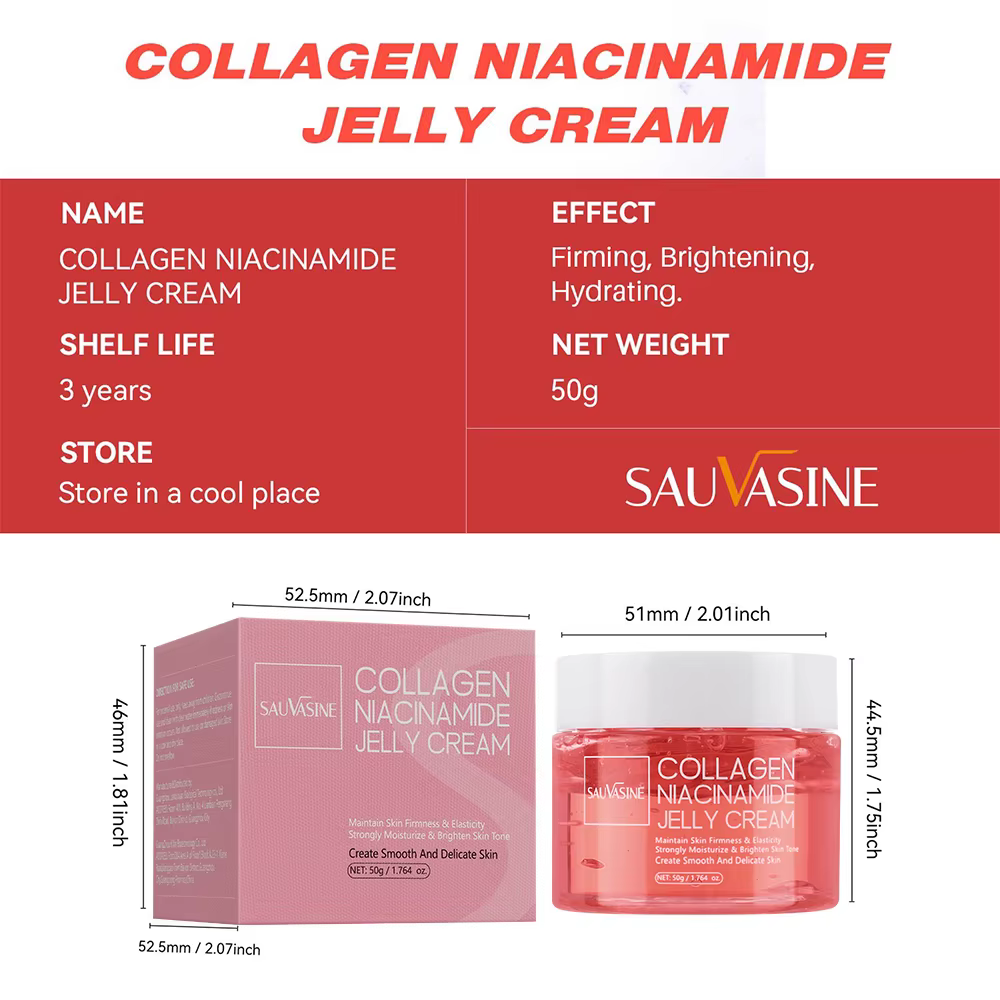 Soins de la peau coréens 50g collagène Niacinamide