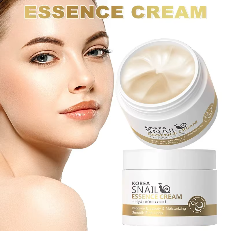 Crème pour le visage à base d'escargot