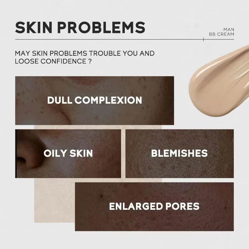 BB Cream pour hommes – Couverture complète