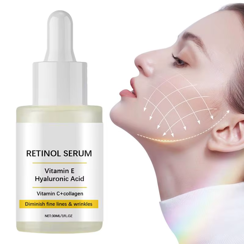 Sérum visage rétinol hydratant en profondeur plus jeune estompe ligne Fine levage raffermissant réparation lisse serrer