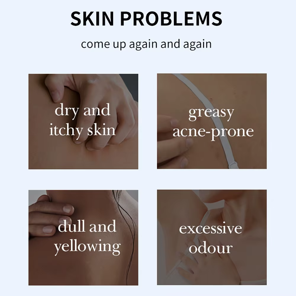 Gel douche à l'acide kojique