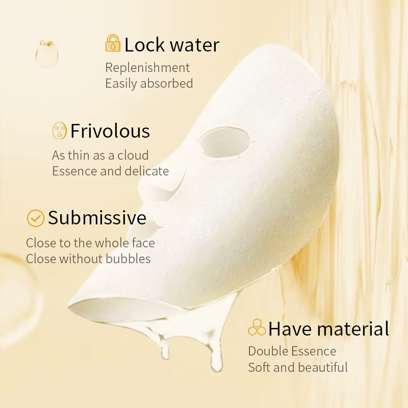 10 pièces BIOAQUA riz pâte brute masques pour le visage soins de la peau hydratant raffermissant