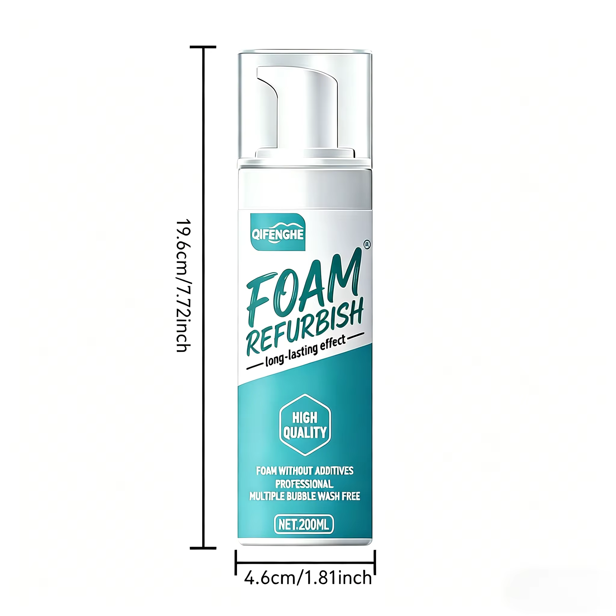 Nettoyant Rénovateur Mousse pour Automobile, Nettoyage en Profondeur pour Tissus Intérieurs de Voiture, Cuir et Plastique