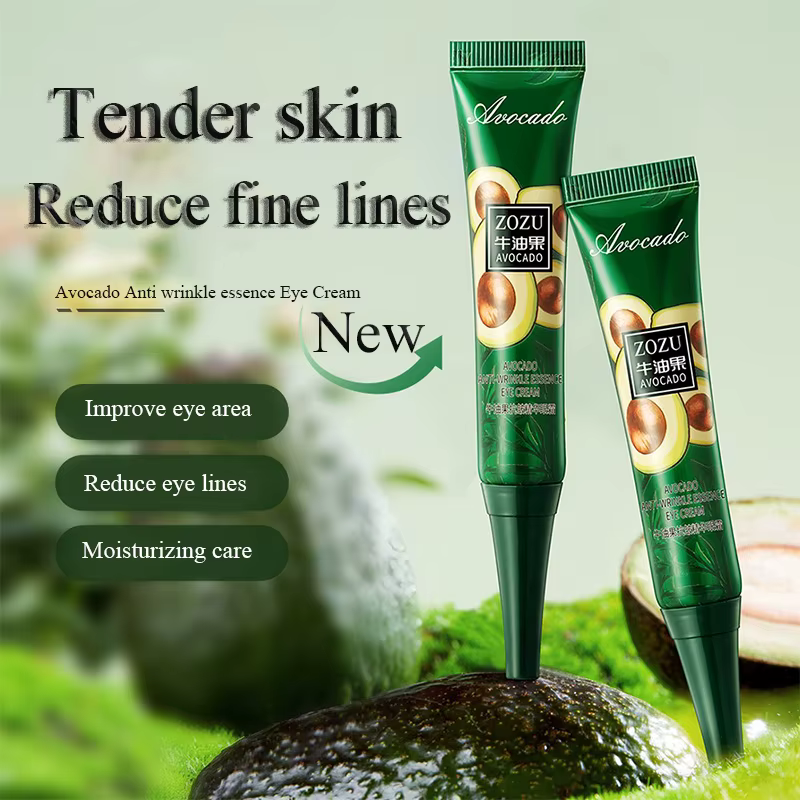 Crème pour les yeux élastique et lisse à l'avocat