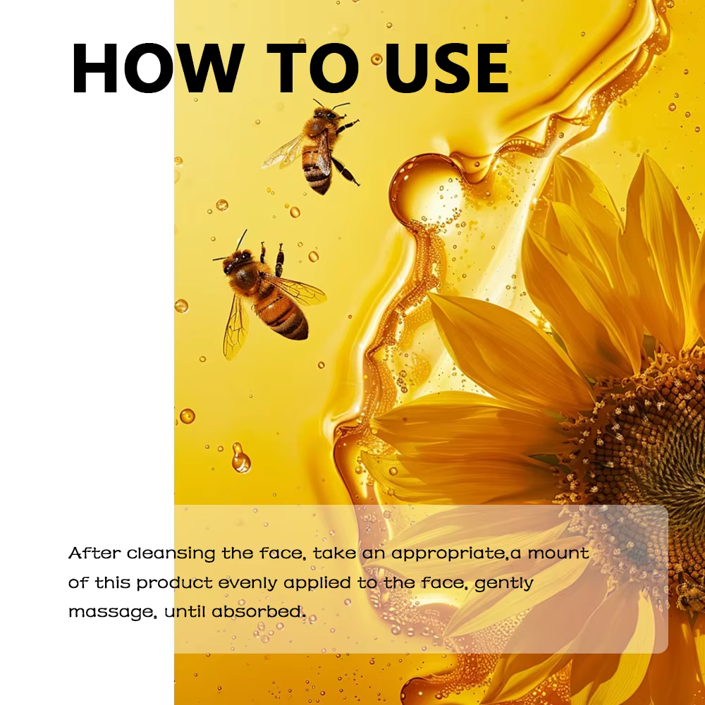 Crème pour le visage anti-rides au venin d'abeille